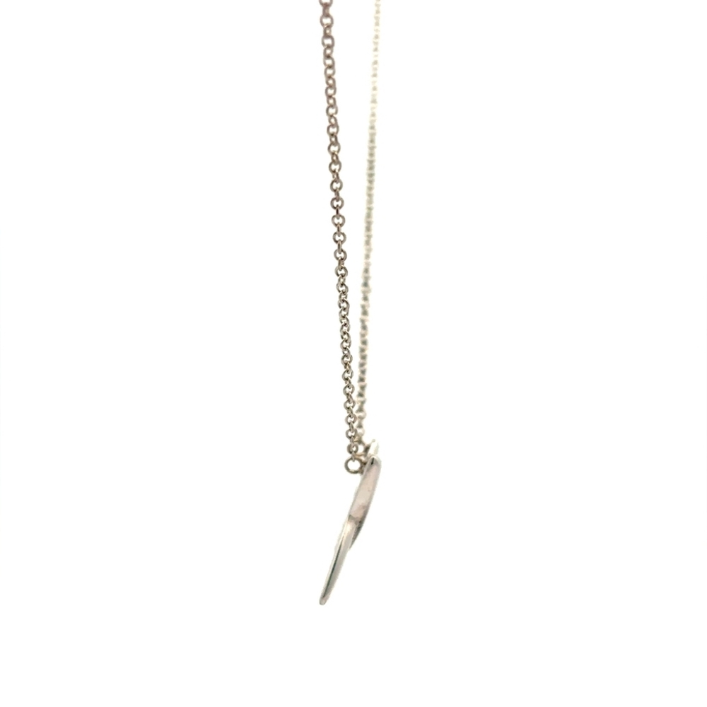 Tiffany & Co Paloma Picasso Graffiti "X" Pendent Necklace Sterling Silver - Picture 4 of 4